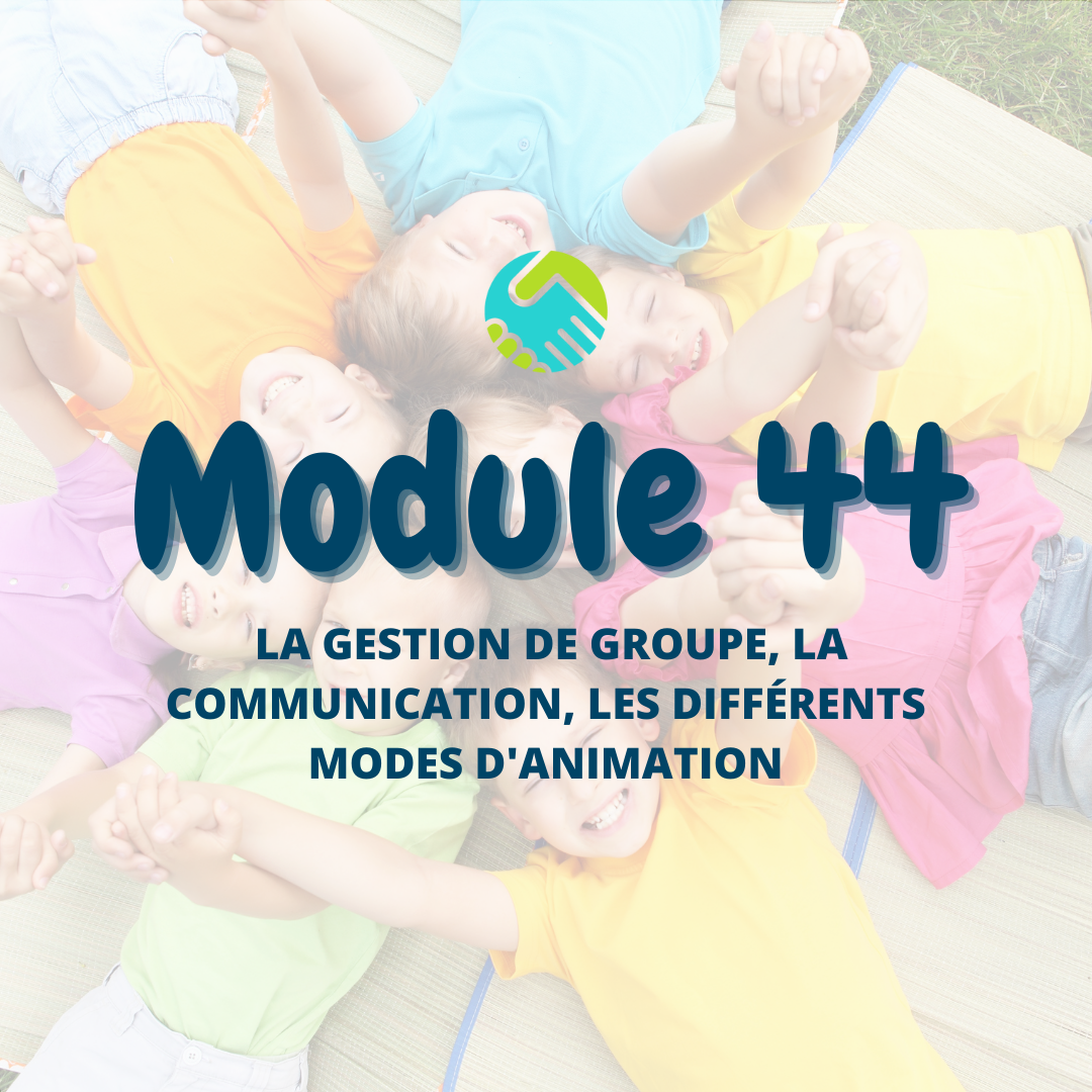 Module 44 : La gestion de groupe; la communication, les différents modes d'animation