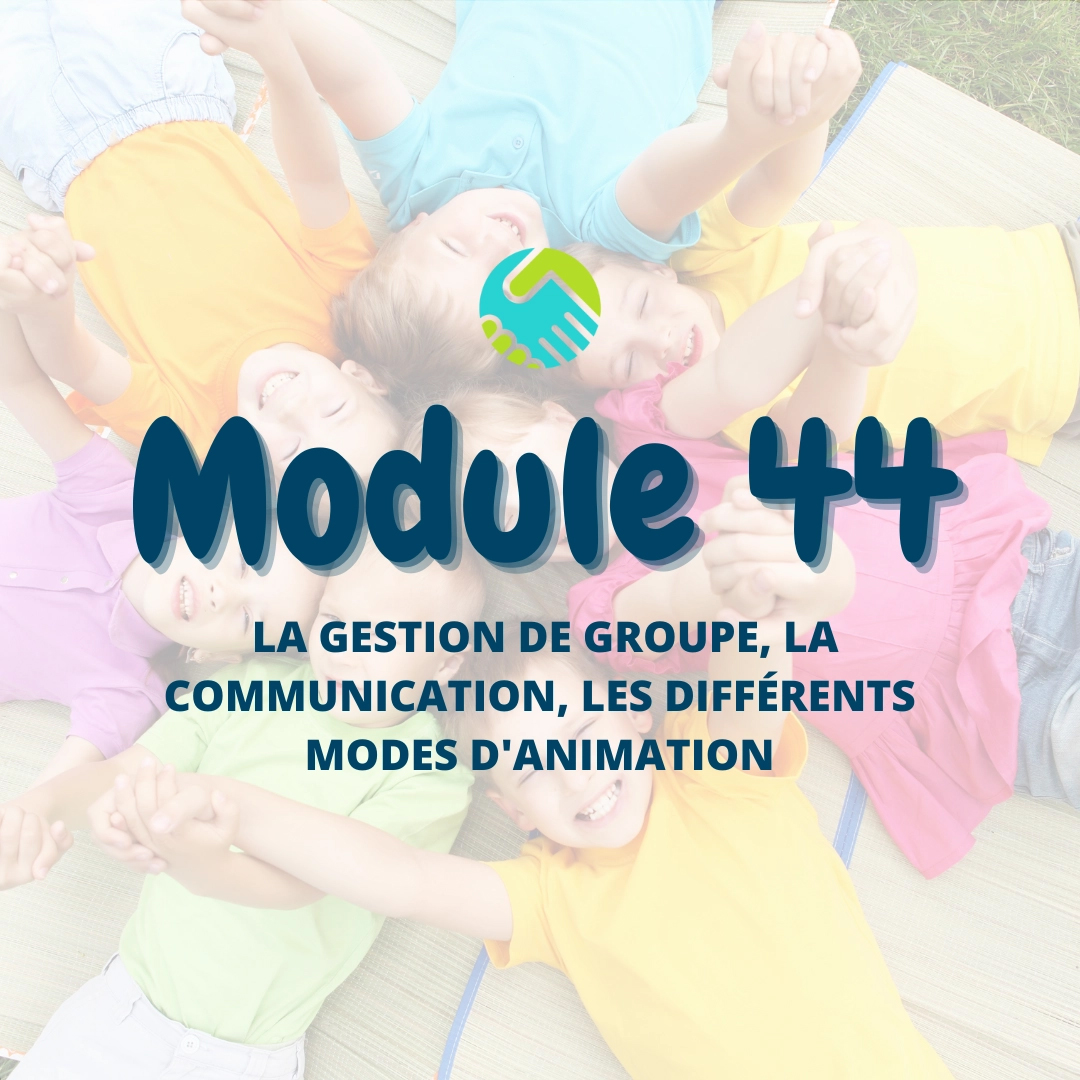 Module 44 : La gestion de groupe; la communication, les différents modes d'animation